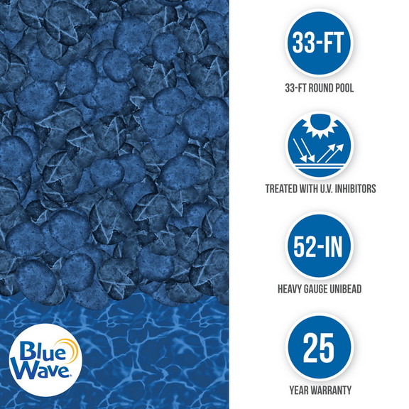 Blue Wave NL522 40 Pebble Cove 33 ft Round Heavy G...