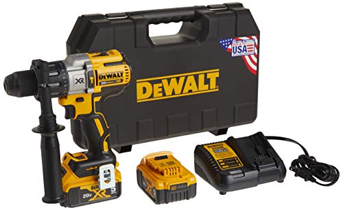 DEWALT 20V MAX XR Hammer Drill Kit， Brushless， 3-Speed (DCD996P2)