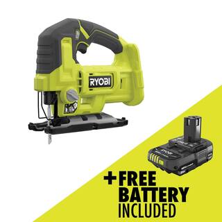 RYOBI ONE+ 18V Cordless Jig Saw with FREE 2.0 Ah Battery PCL525B-PBP006