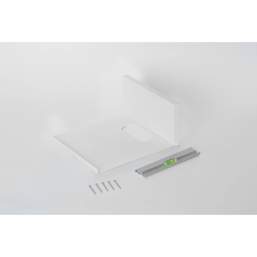 SIMPLE MOUNT No Stud Smart Device Shelf White SMS-W