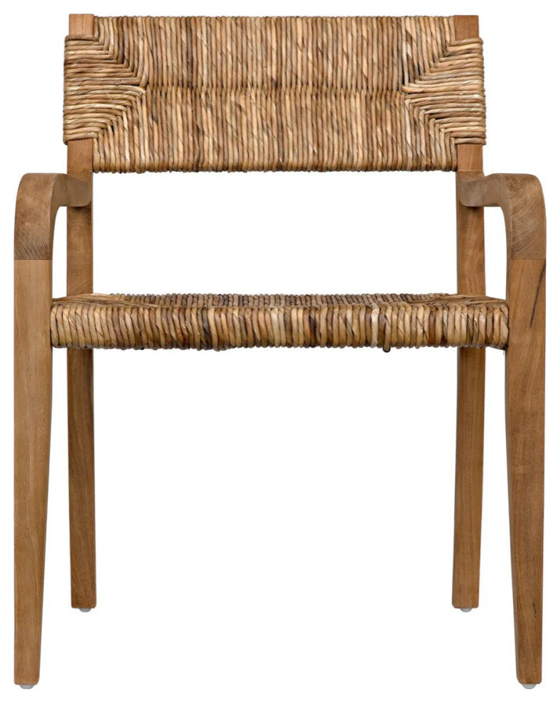 Ryker Arm Chair  Teak Set of 2   Modern   Dining Chairs   by Rustic Home Furniture Deco  Houzz