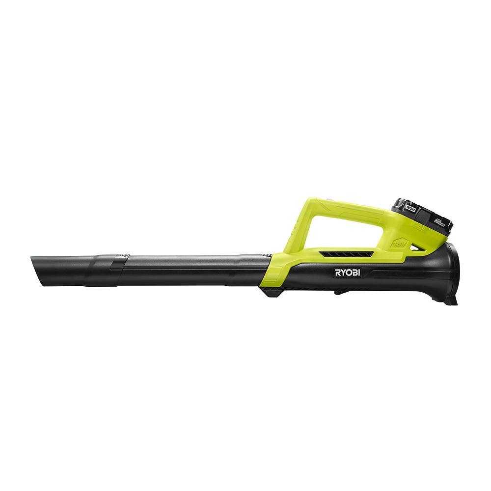 RYOBI ONE+ 18V Cordless Battery String TrimmerEdger Hedge Trimmer Blower (3-Tool) w (2) 2.0 Ah Batteries and Charger P20131