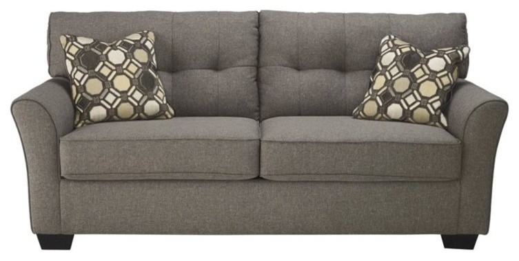 Ashley Furniture Tibbee Sofa in Slate   Transitional   Sofas   by GwG Outlet  Houzz