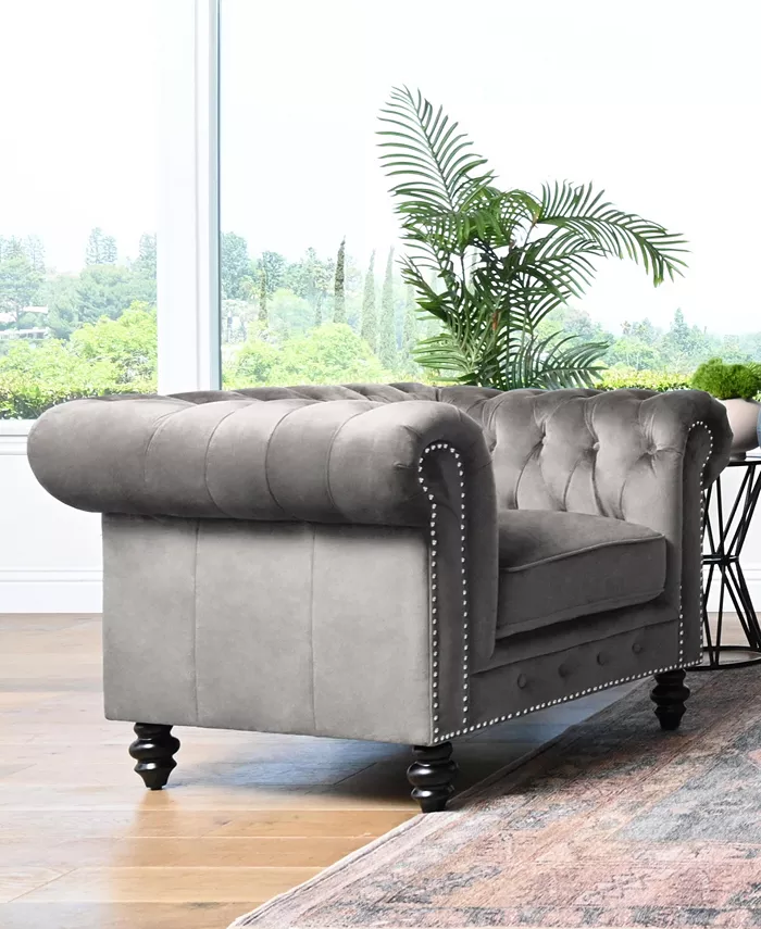 Abbyson Living Abbyson Grand Chesterfield Armchair