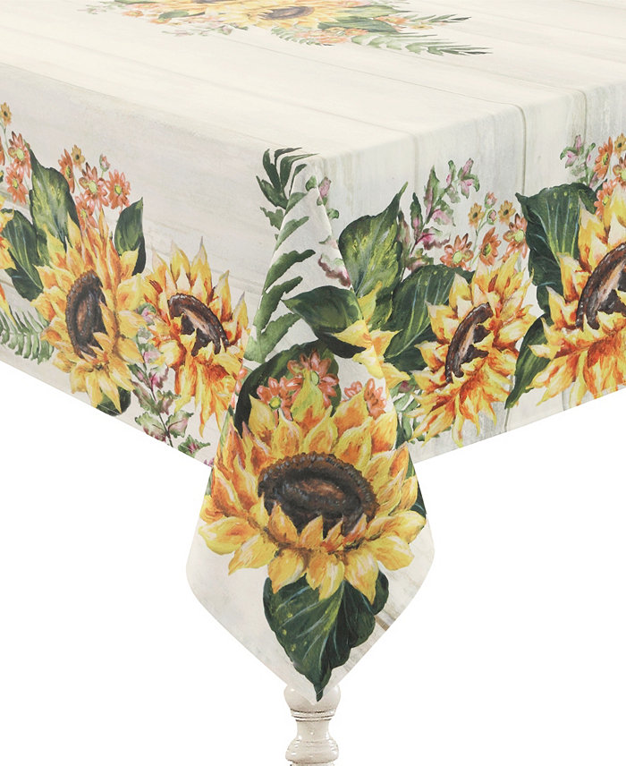 Laural Home Sunflower Day 70x144 Tablecloth