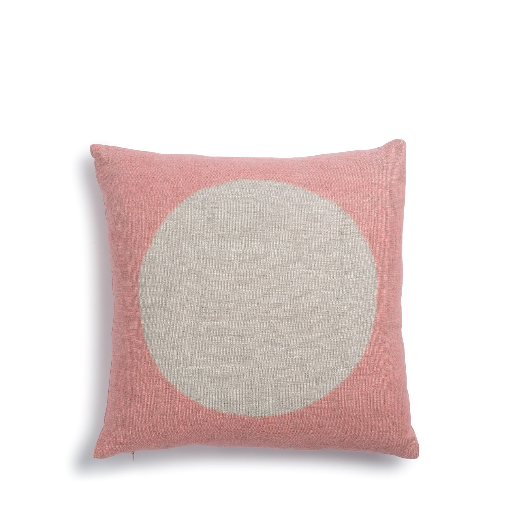 Circle Pillow in Grapefruit