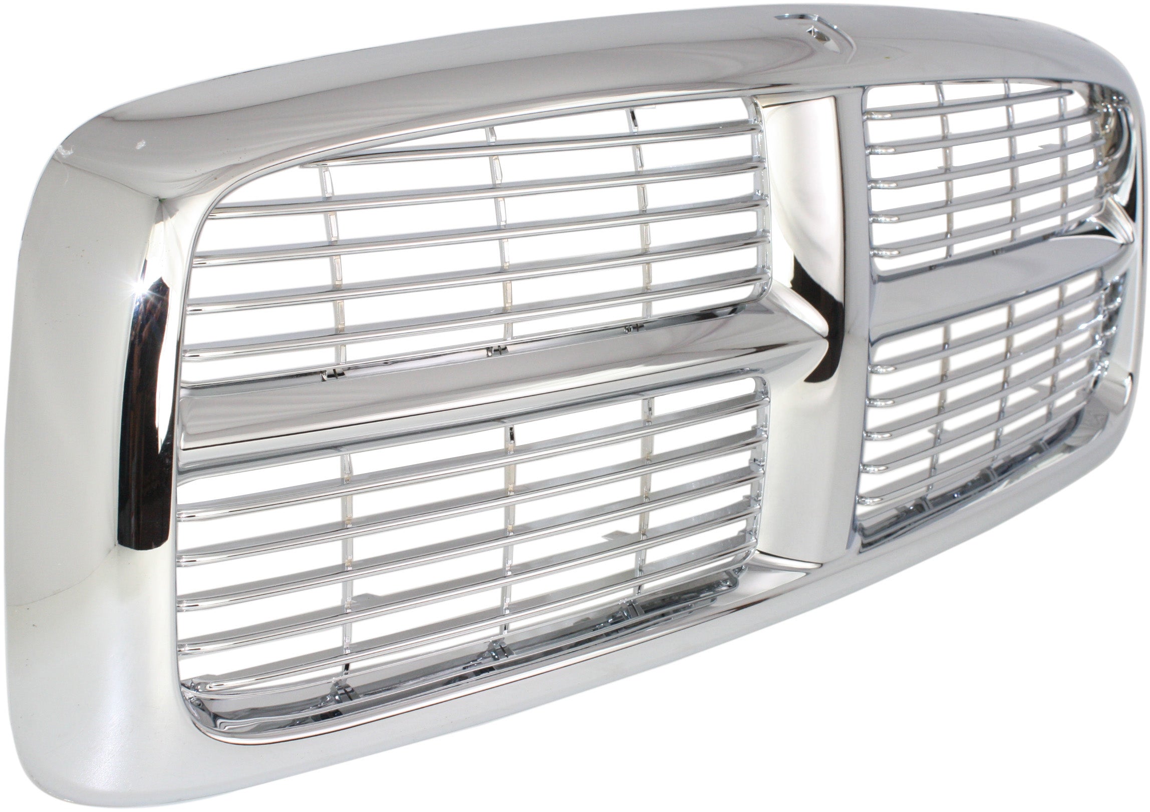 Grille Assembly Compatible With 2003-2005 Dodge Ram 3500 2500 Chrome Shell and Insert