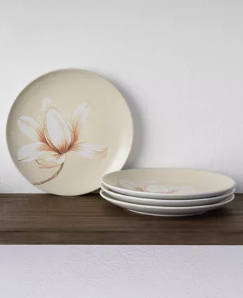 Noritake Colorwave Floral Accent Plates Set of 4