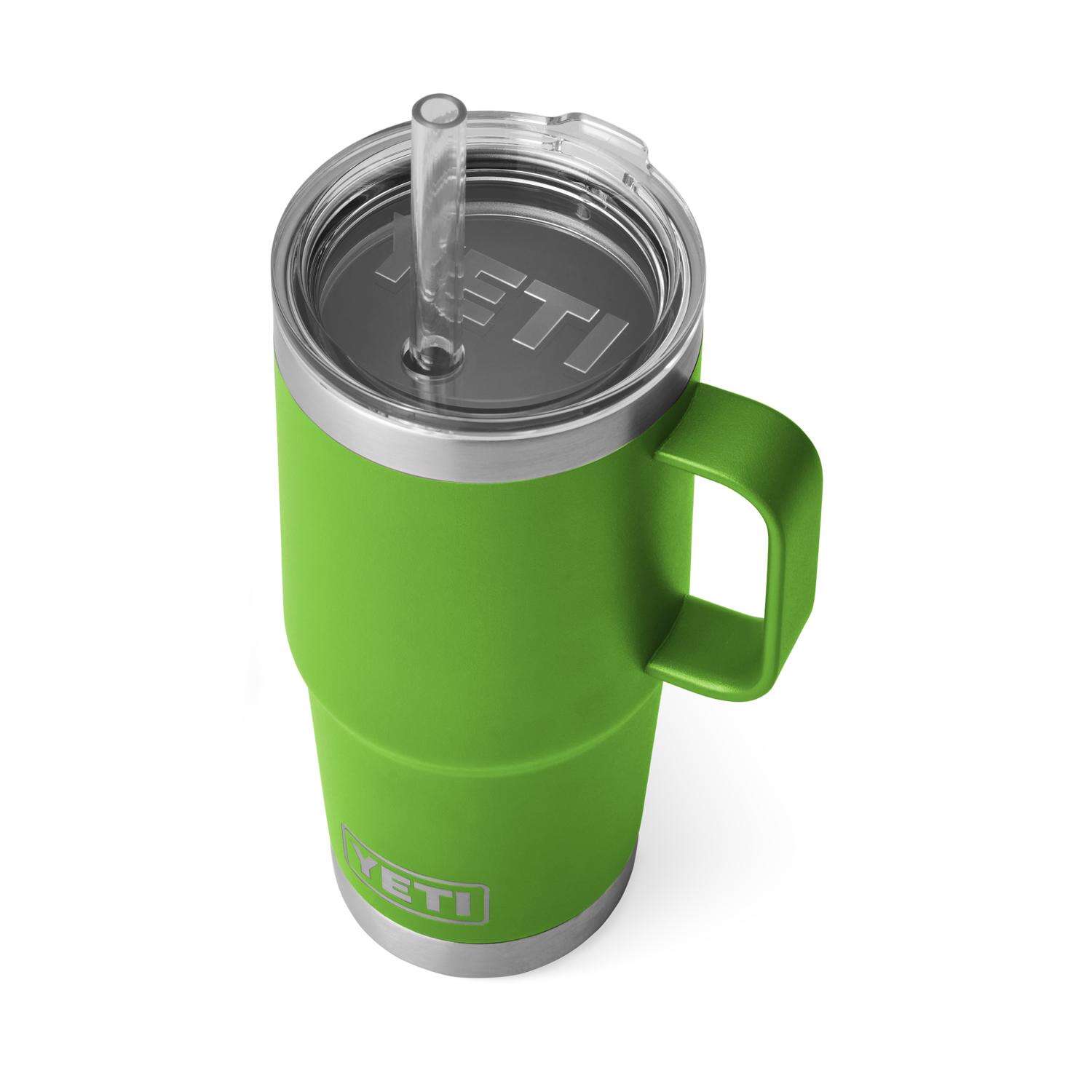 YETI Rambler 25 oz Canopy Green BPA Free Straw Mug