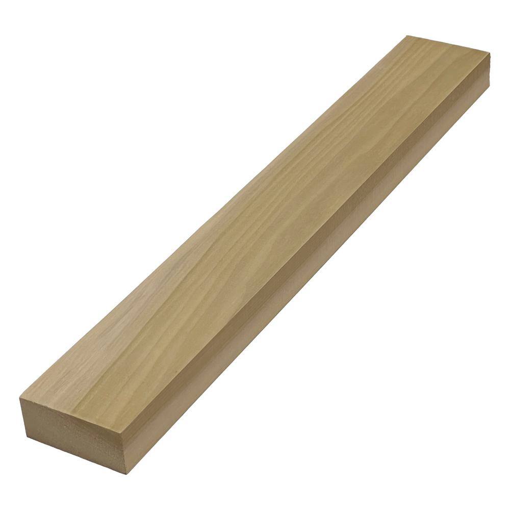 Swaner Hardwood 2 in. x 4 in. x 8 ft. Poplar S4S Board OL08031696PO