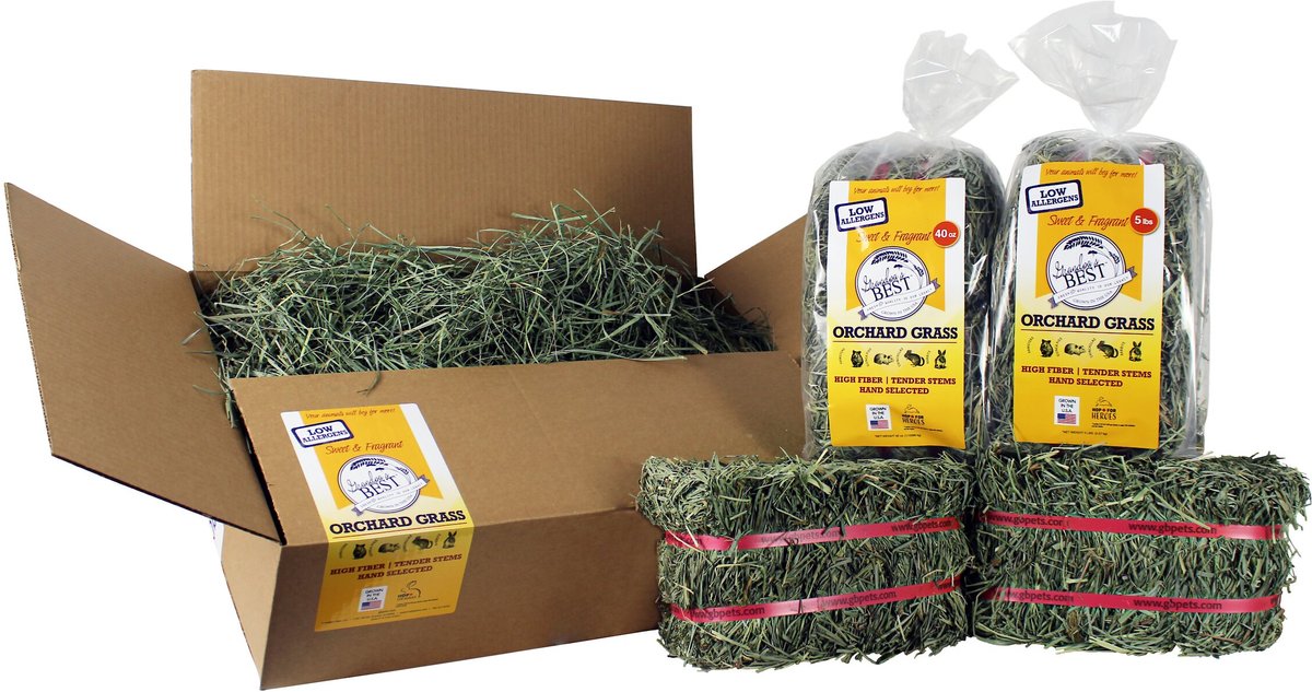 Grandpa's Best Orchard Grass Loose Boxed Hay