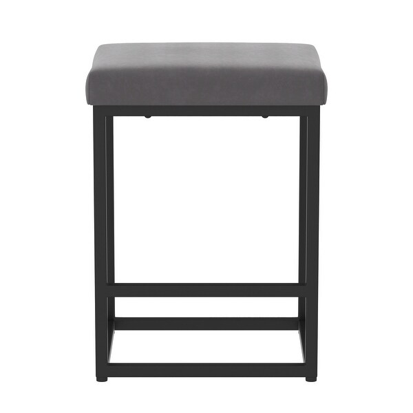 Modern Set of 2 Backless Bar Stools