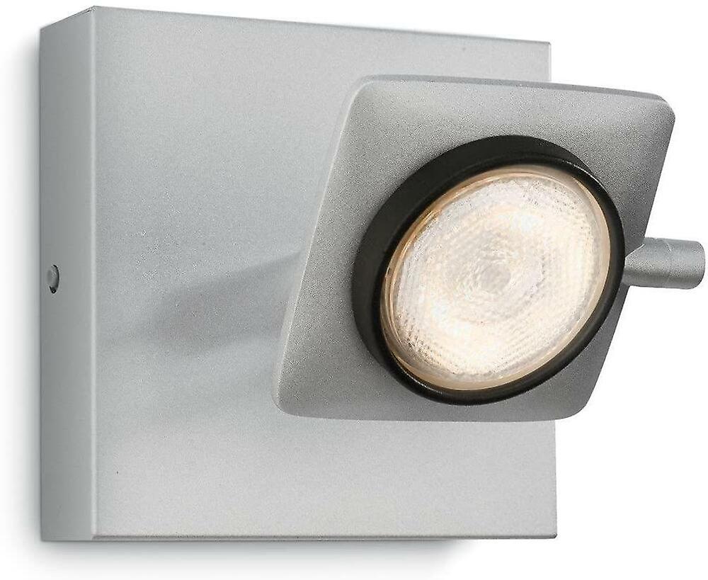 Philips myLiving dimmable warm LED Spotlight Eco and Aluminium finish - 5319048PO