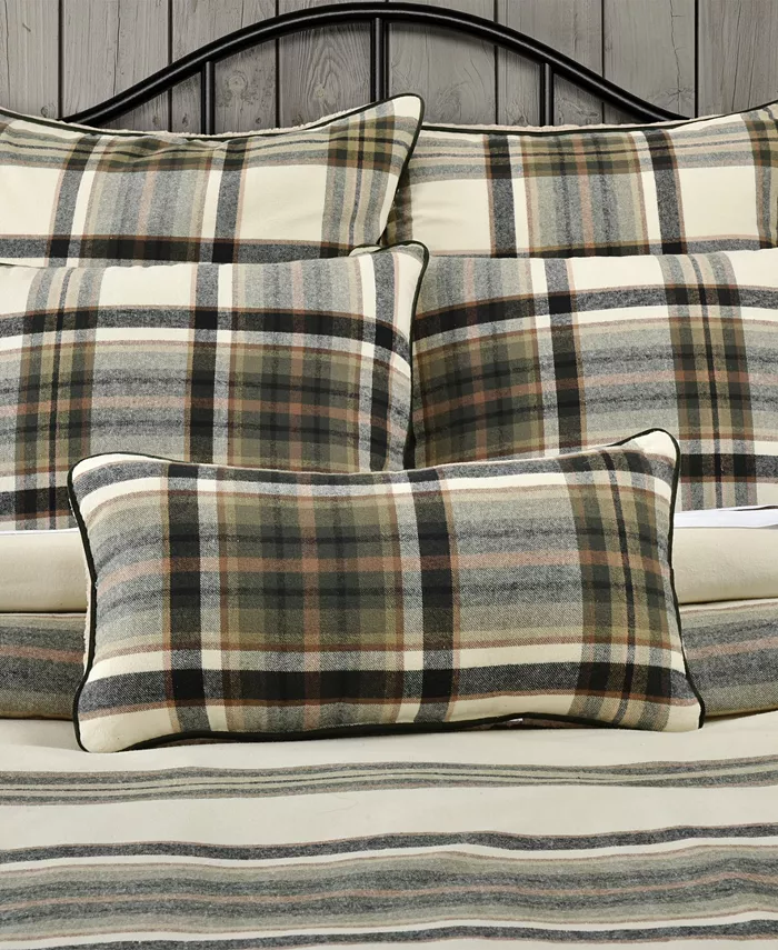 Five Queens Court Daniel Plaid Boudoir Decorative Pillow， 12