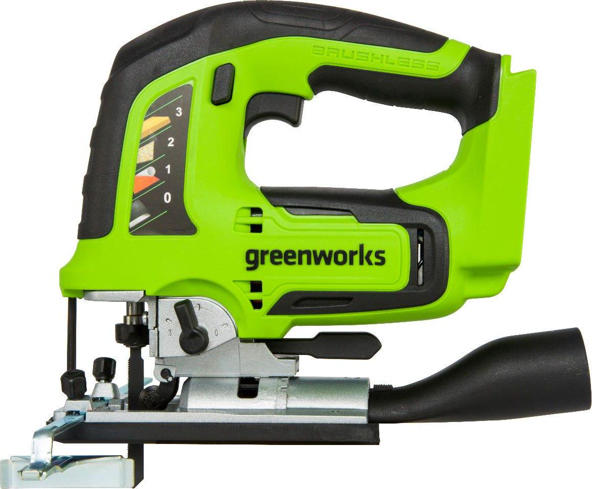 Greenworks 24V Brushless Jig Saw， Battery Not Included 3601202AZ