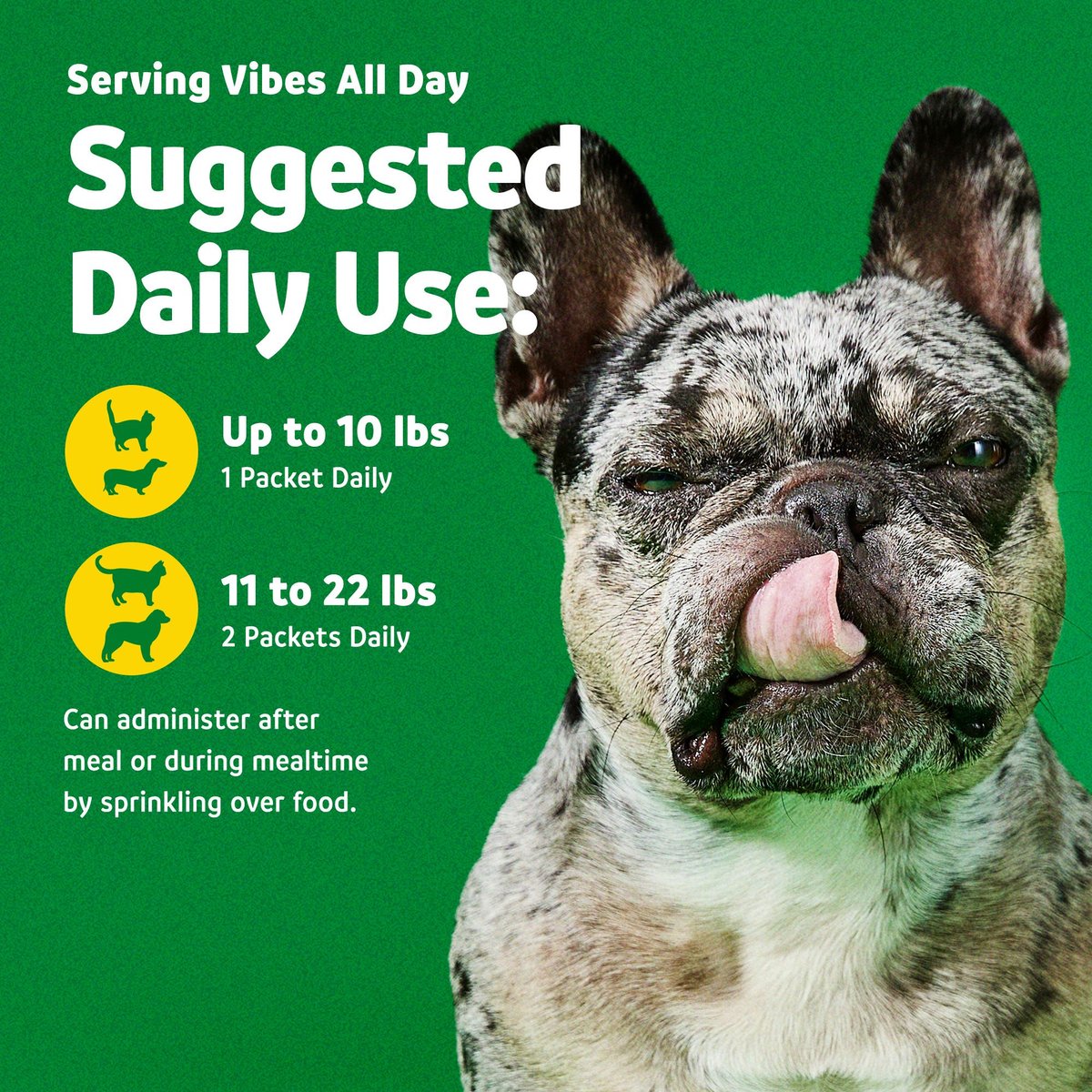 Vibeful Behavior Support Powder Calming Supplement for Small Dogs and Cats