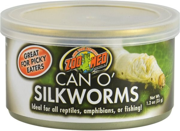 Zoo Med Can O' Silkworms Reptile Food