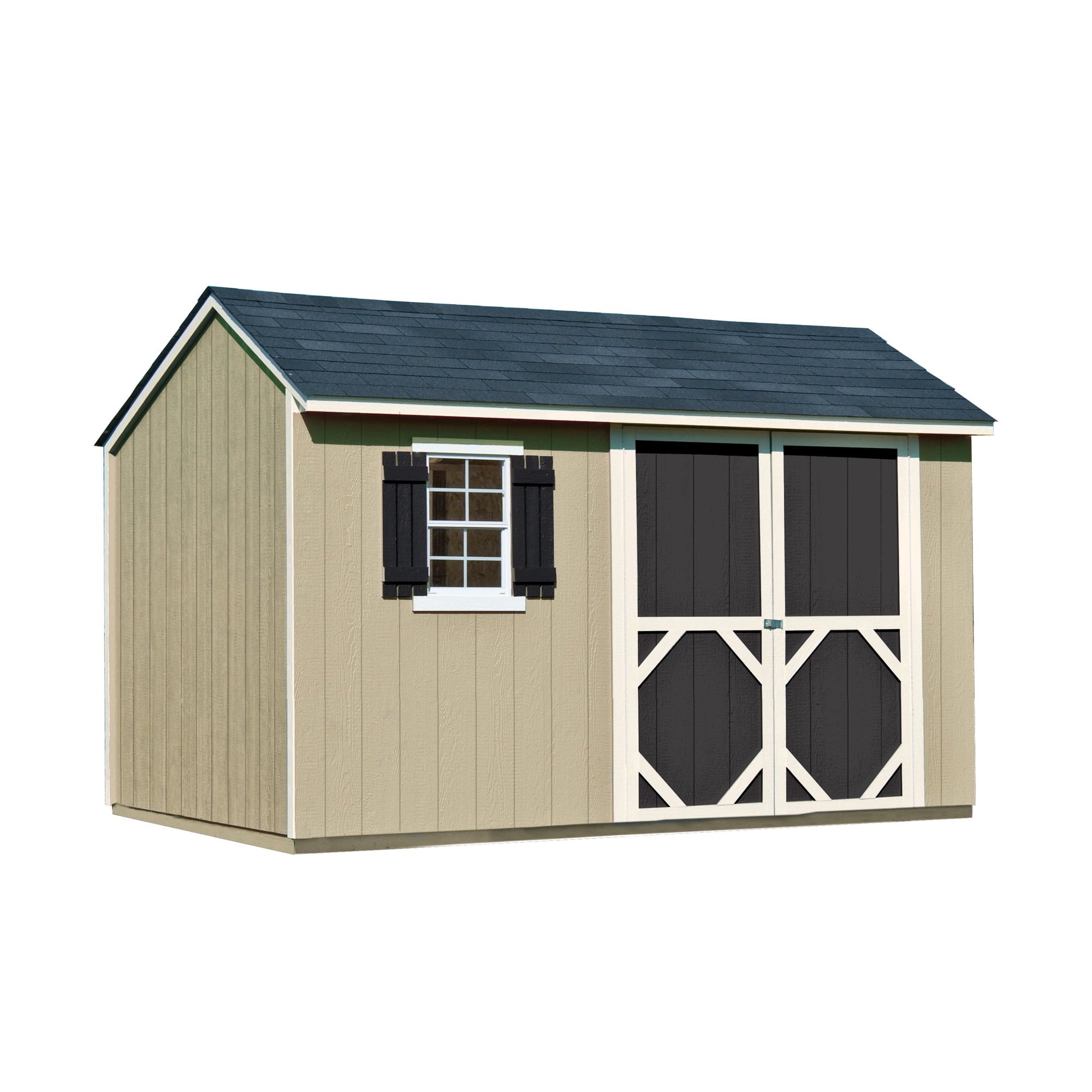 Handy Home Products Augustine 12 ft. x 8 ft. Saltbox Storage Shed