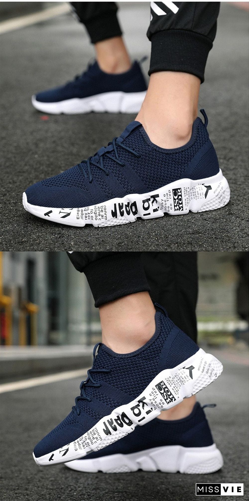 Men Casual High Quality Fashion Style Shoes Comfortable Mesh Outdoor Walking Jogging Sneakers Tenis Masculino