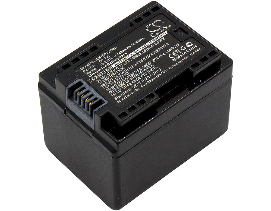 Canon IXIA HF R306 LEGRIA HF R36 LEGRIA HF R37 LEG Replacement Battery BatteryClerkcom Camera