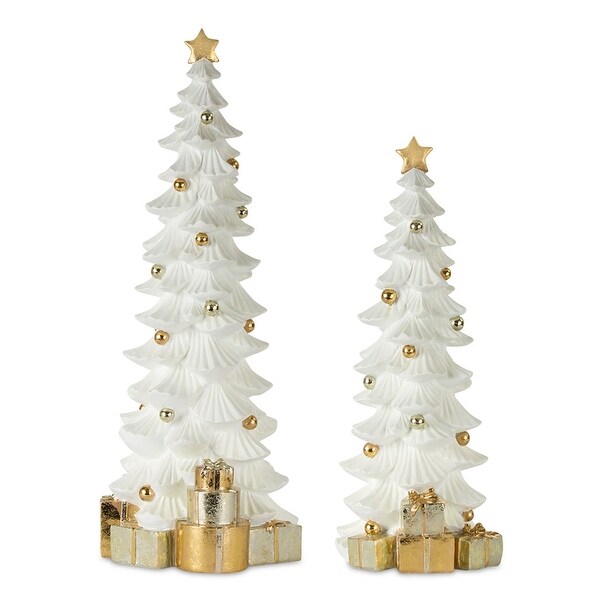 Tree w/Packages Decor (Set of 2)