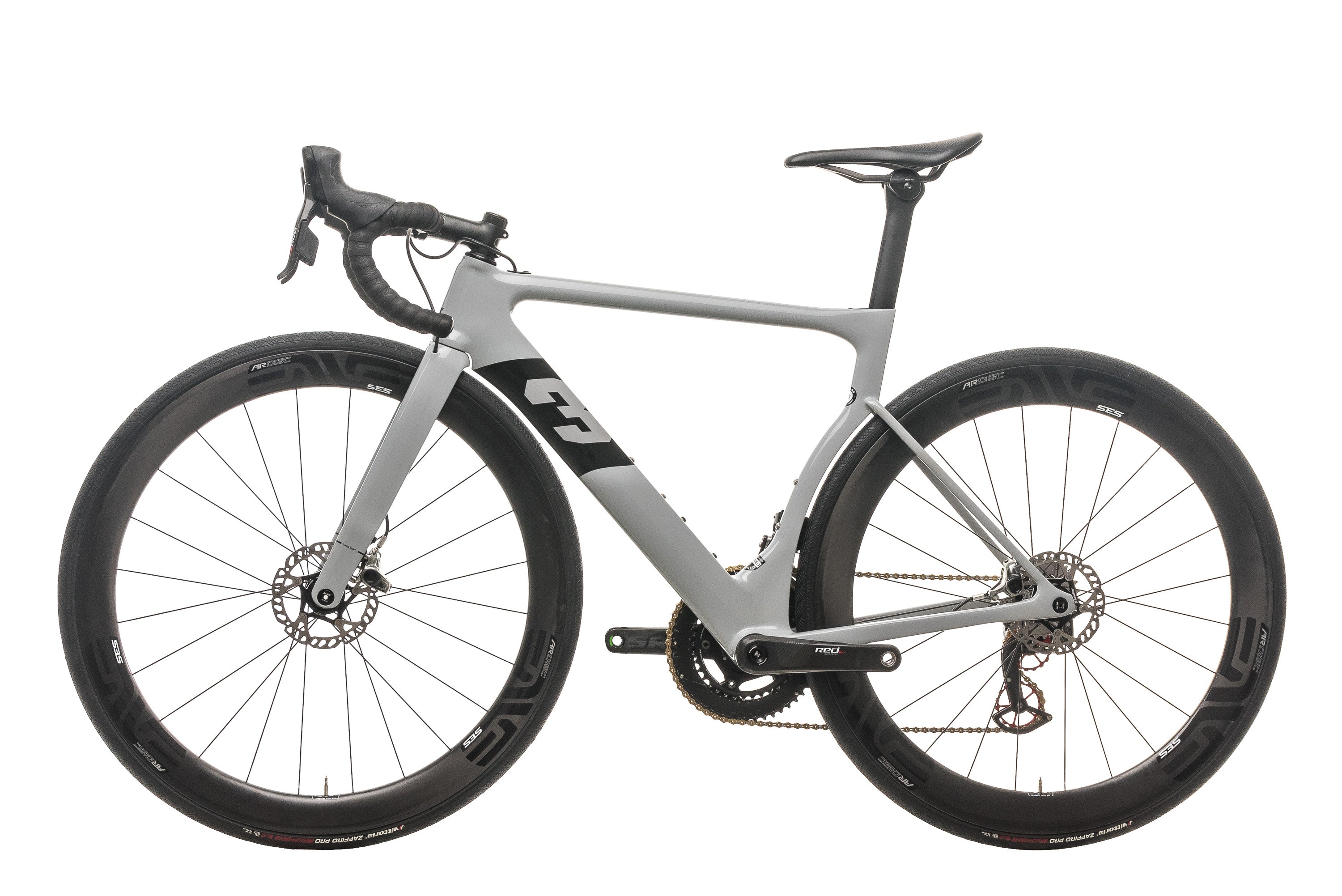 3T Strada Due Team Red eTap Road Bike - 2019, Small