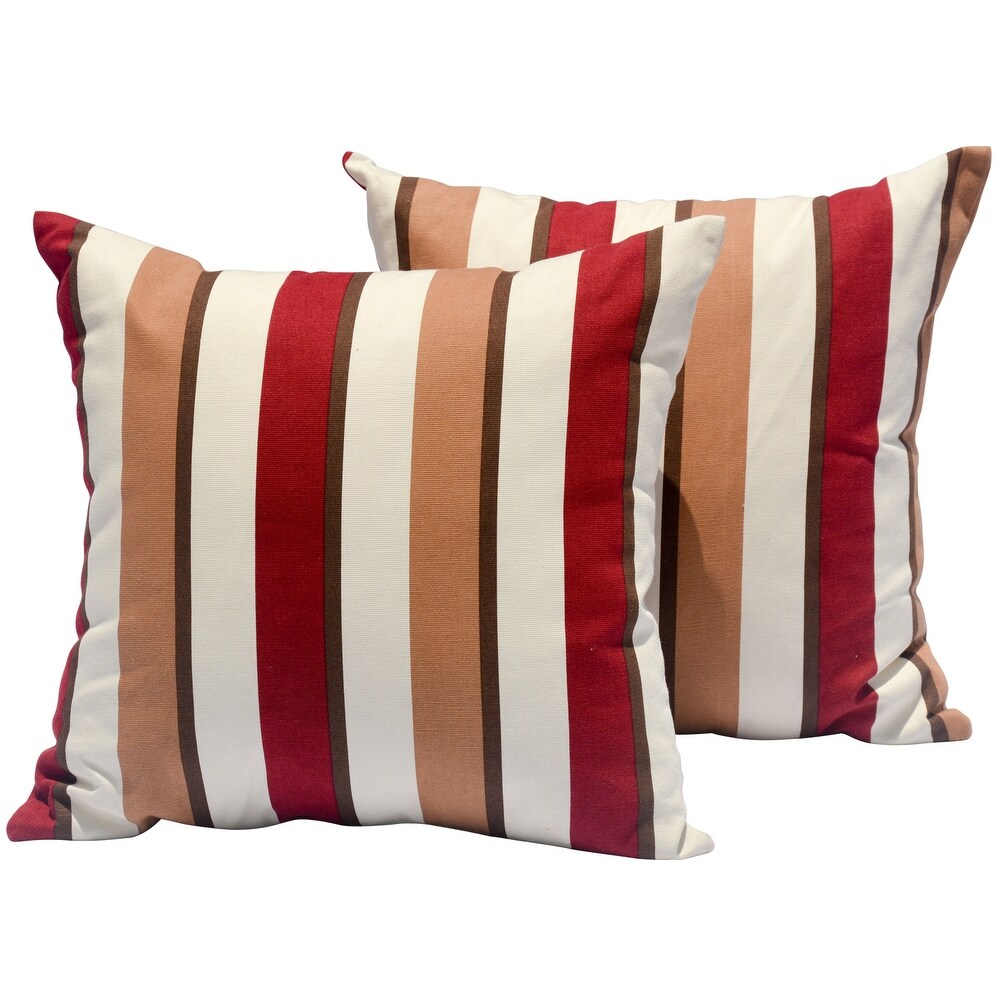 OVIOS Outdoor 17 inch Polyester Home Throw Pillows (Set of 2)