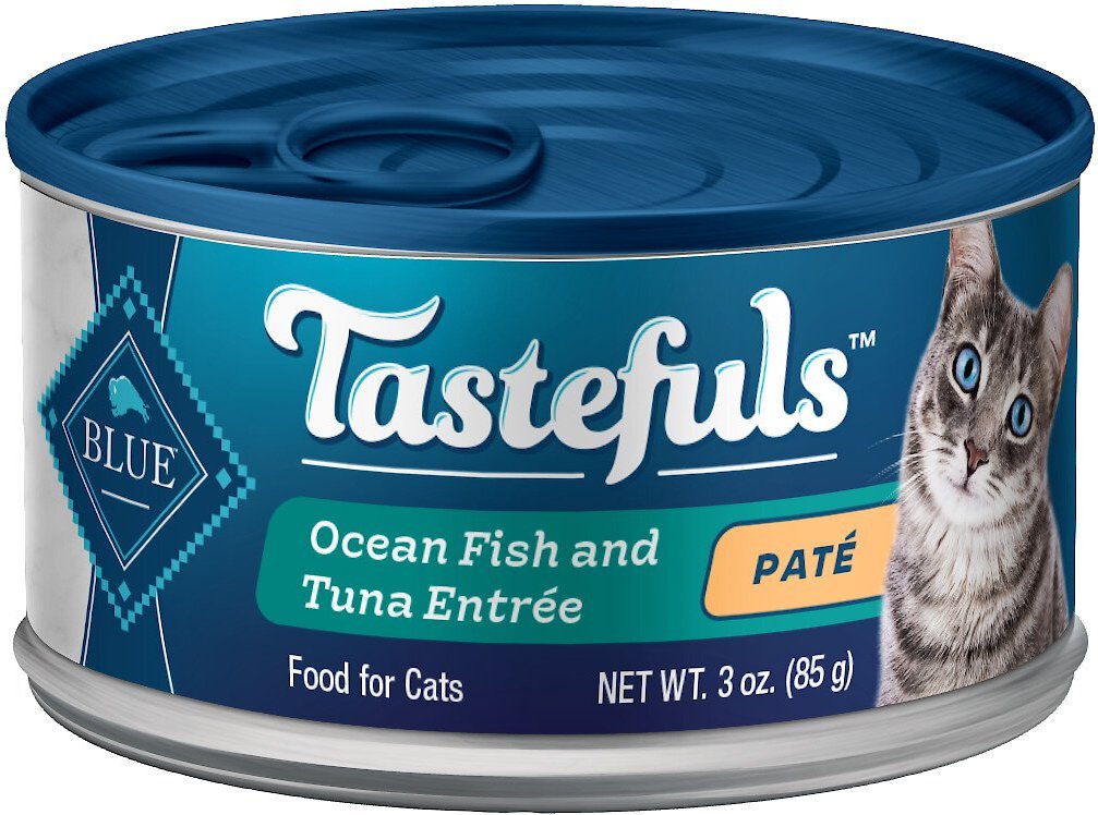 Blue Buffalo Tastefuls Ocean Fish and Tuna Entrée Pate Wet Cat Food