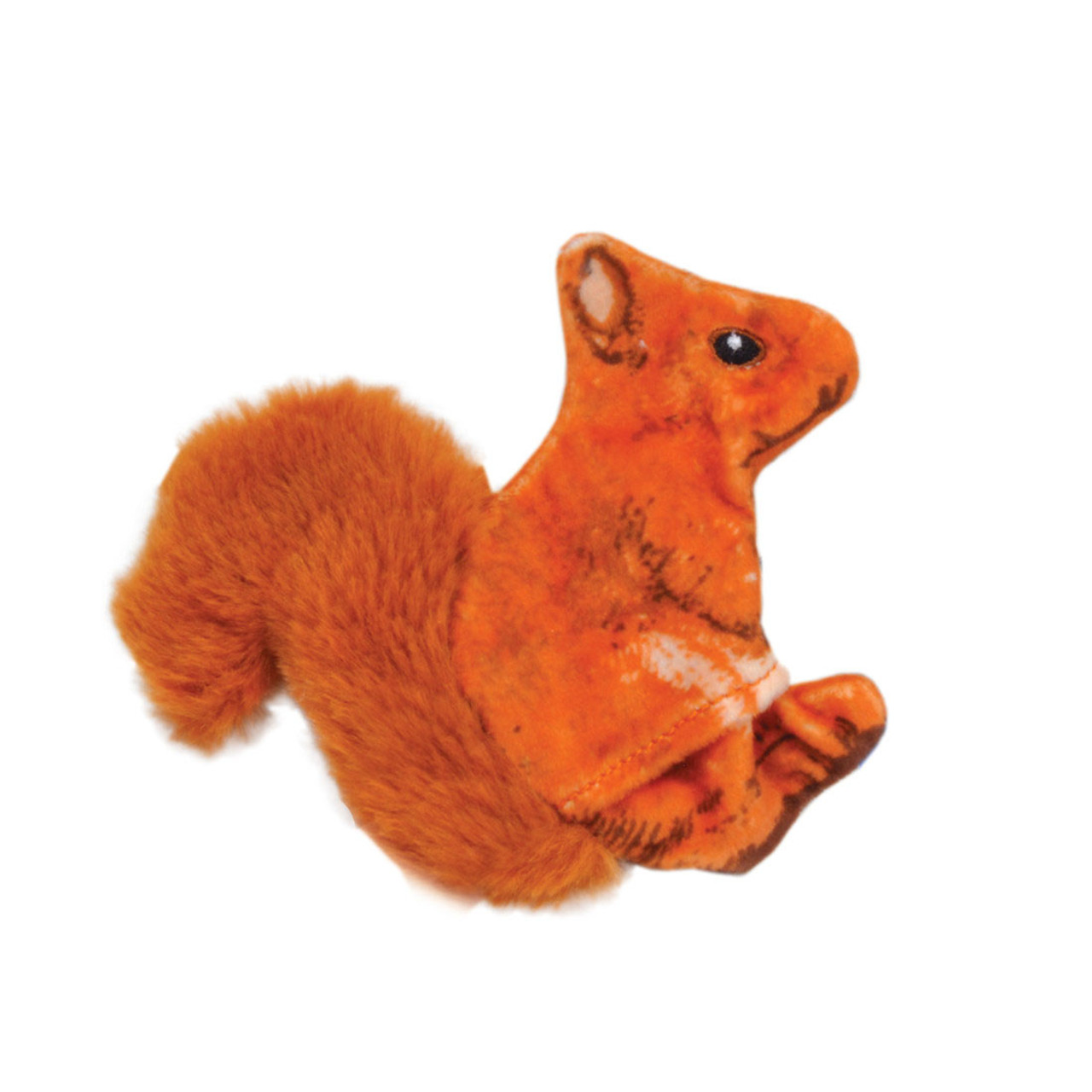 Turbo Life-like Orange Squirrel Cat Toy