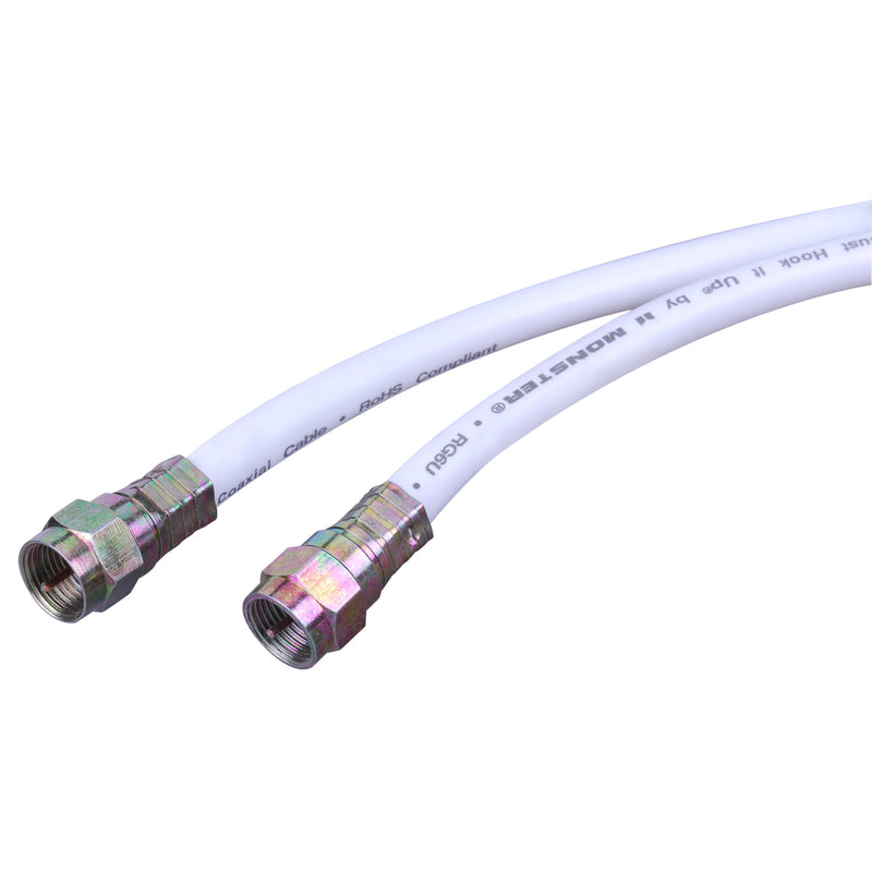 CABLE COAX RG6 25' WHITE