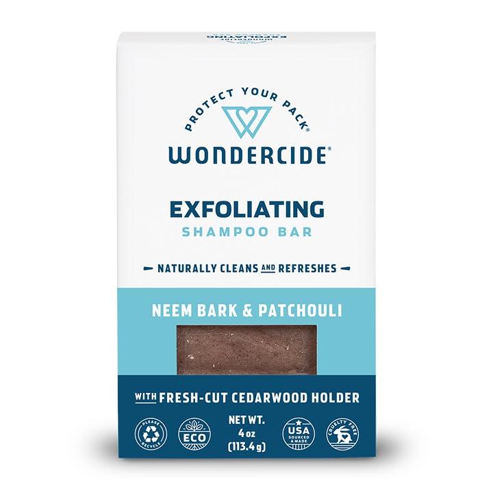 Wondercide Exfoliating Natural Shampoo Bar for Pets with Neem Bark  P