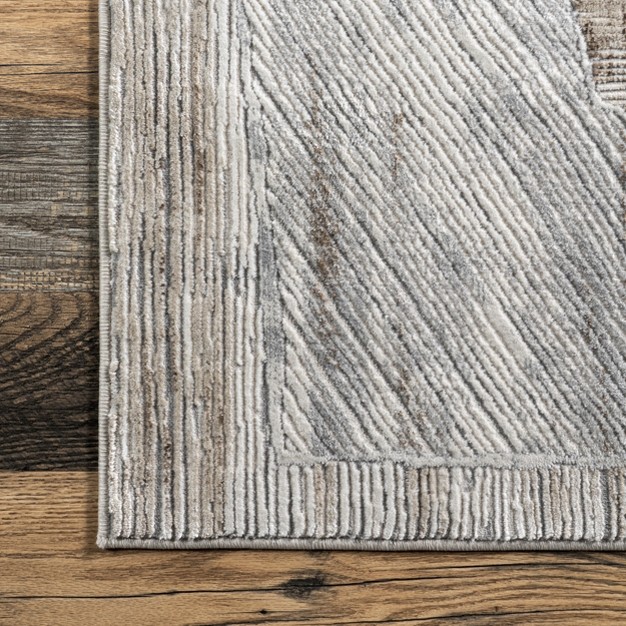 Nuloom Karly Distressed Geometric Area Rug