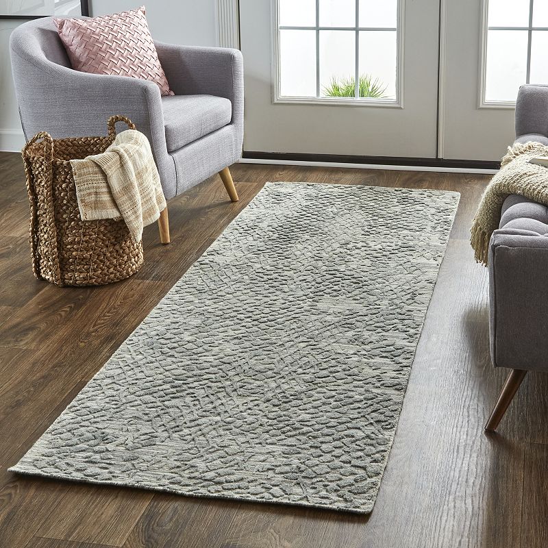 Weave and Wander Huntley Abstract Crosshatch Rug