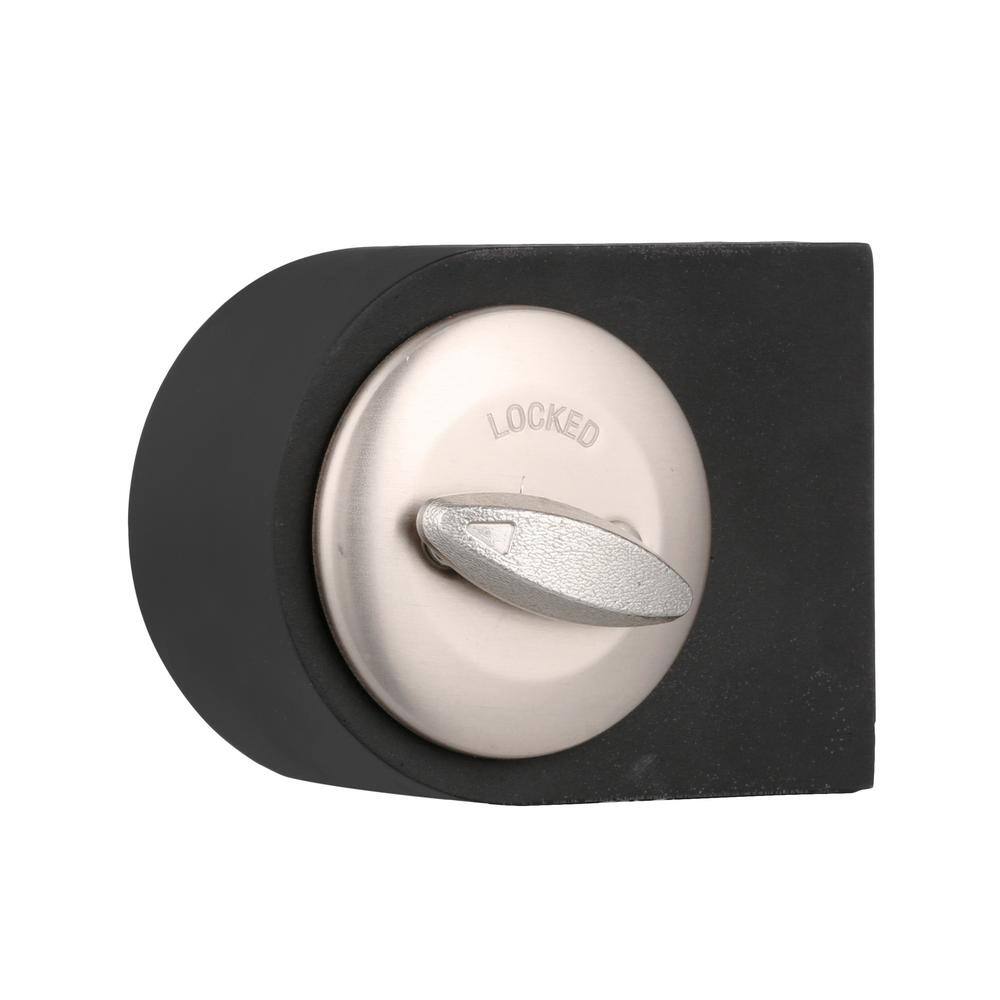 Kwikset 660 Satin Nickel Single Cylinder Deadbolt Featuring SmartKey Security and Microban Technology T66015SMTCPK6V2