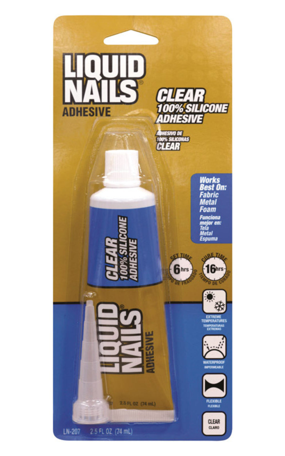 GLUE LIQ NAIL CLR 2.5OZ