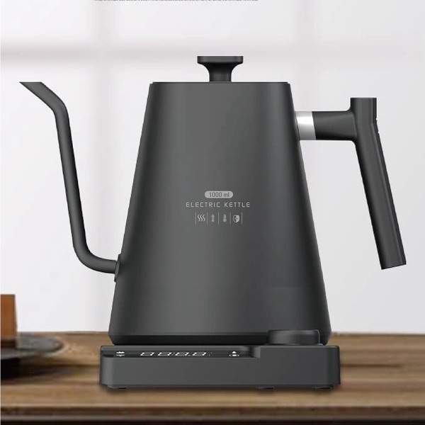 1-Liter Capacity Gooseneck Stainless Steel Body Electric Kettle