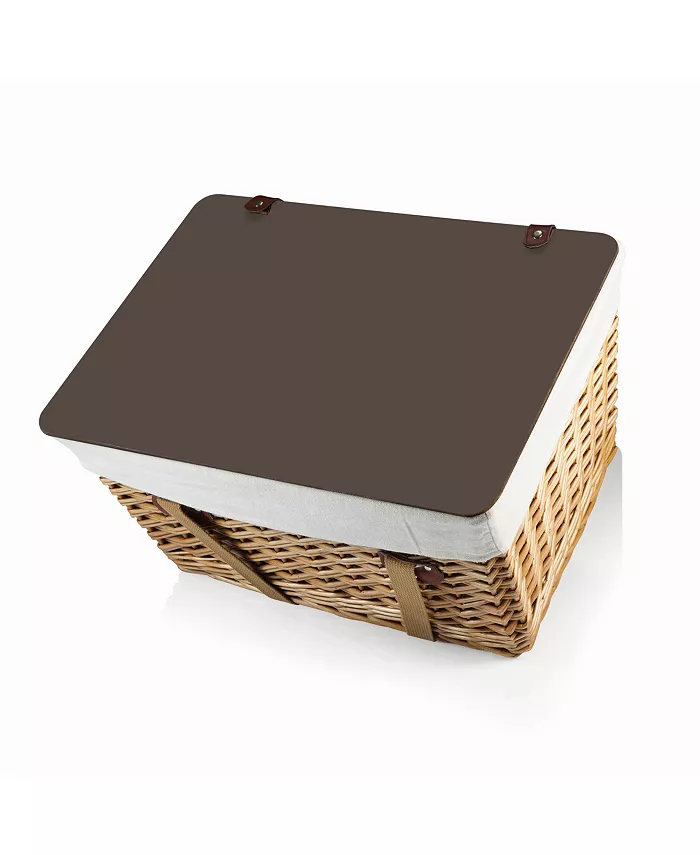 Picnic Time Brown Canasta Grande Wicker Basket