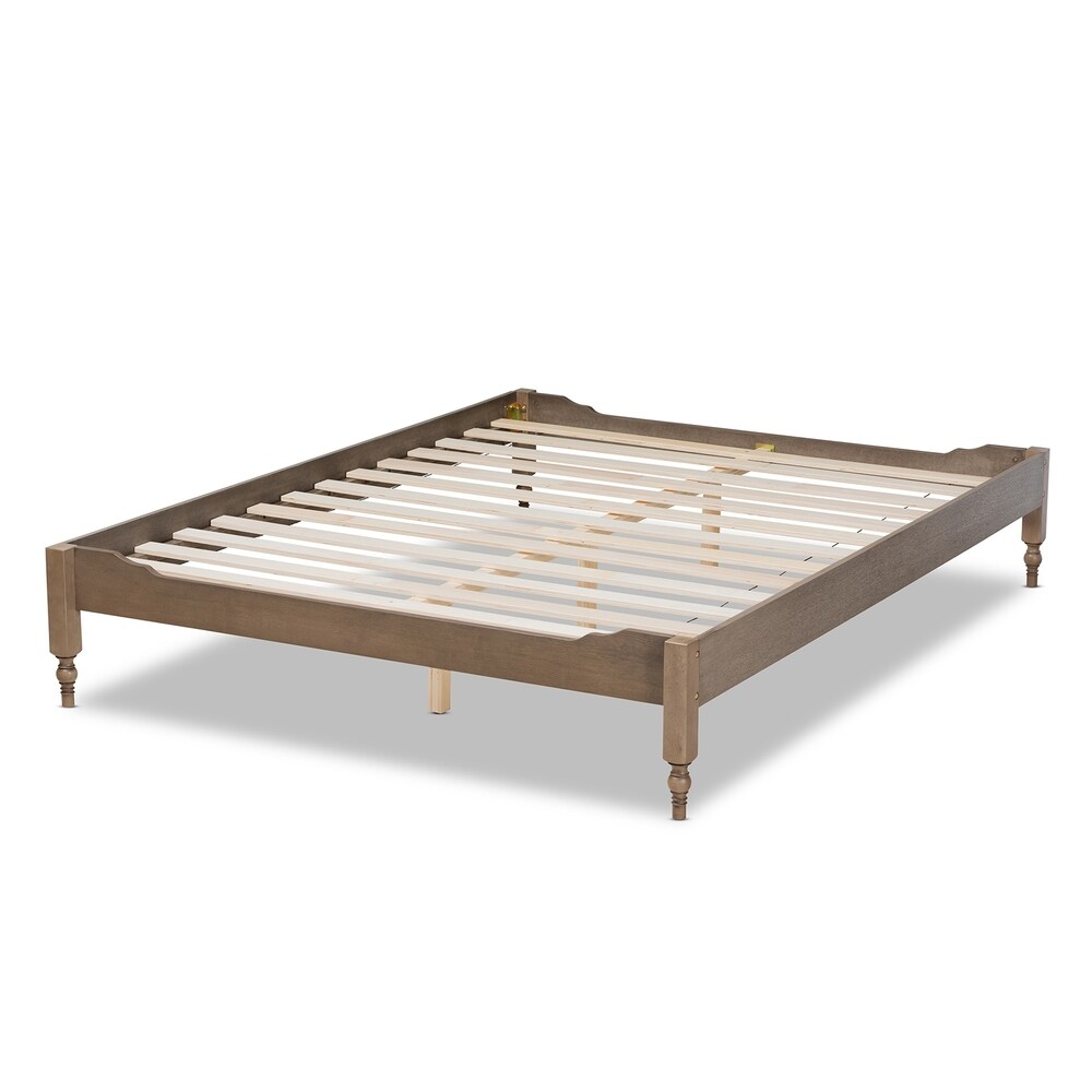 The Gray Barn Melanie Mount French Bohemian Wood Platform Bed Frame