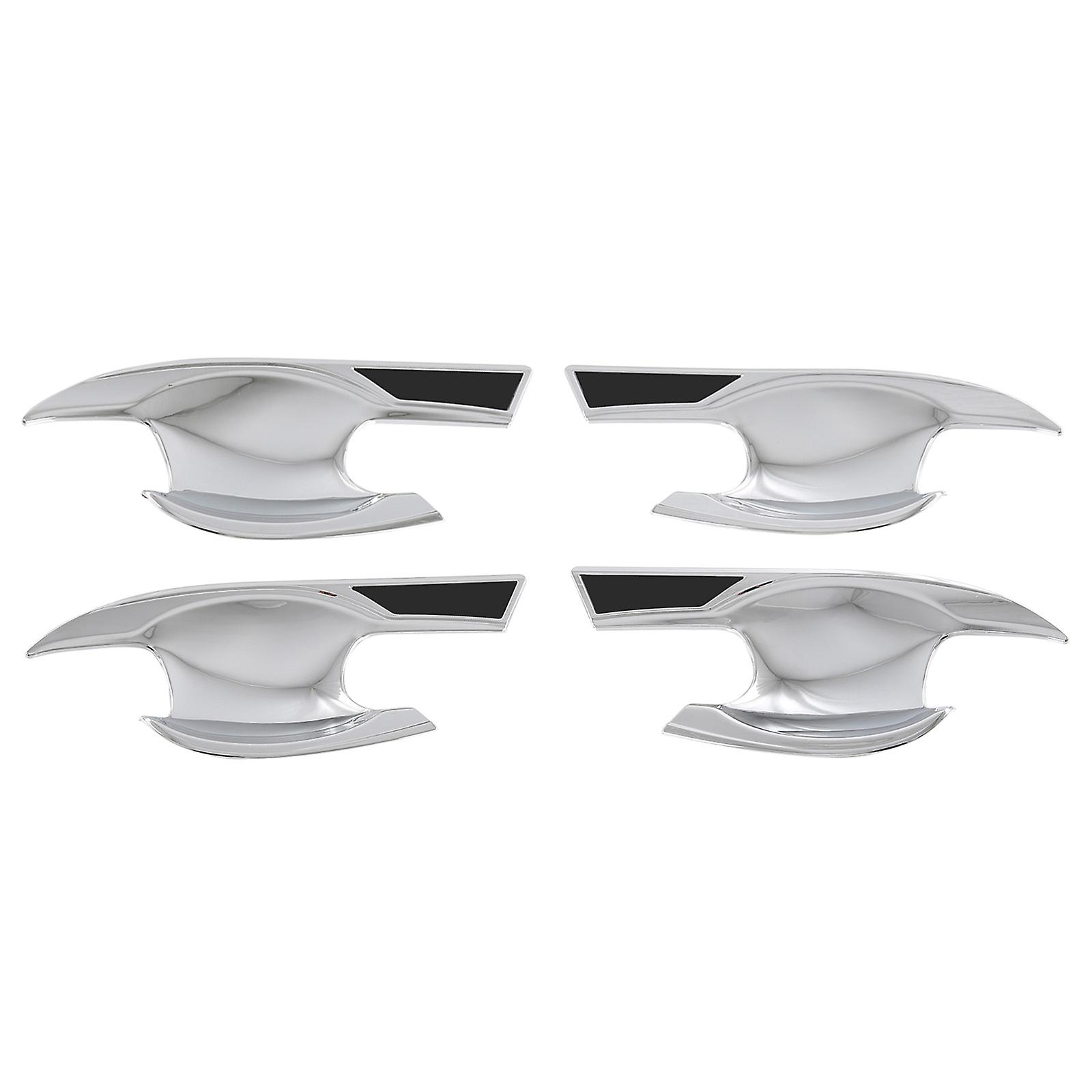 Abs Chrome 4 Pcs Door Handle Bowl Covers Trims For Honda Civic 11th 2022-2023