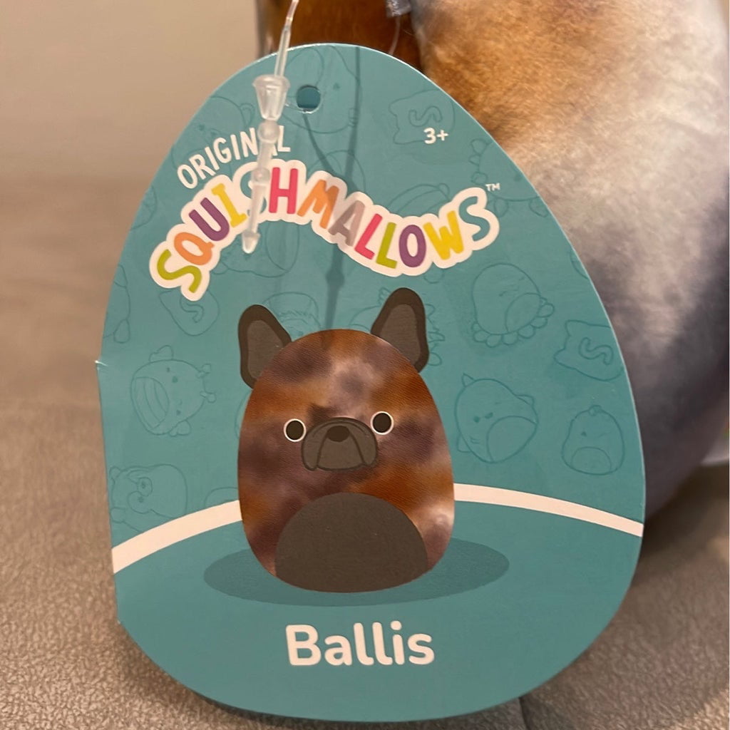 Squishmallow Ballis the French Bulldog 5 Inch Kelly Toys