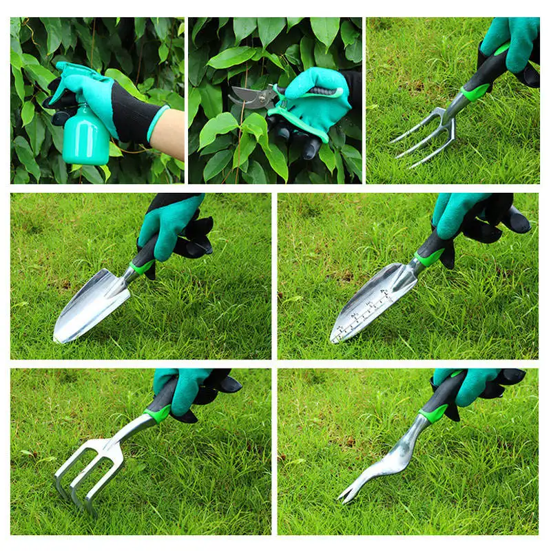 Gardening Hand Tools Include Weeder Rake Shovel Trowel Rake Hoe Shovel Garden Tool Set