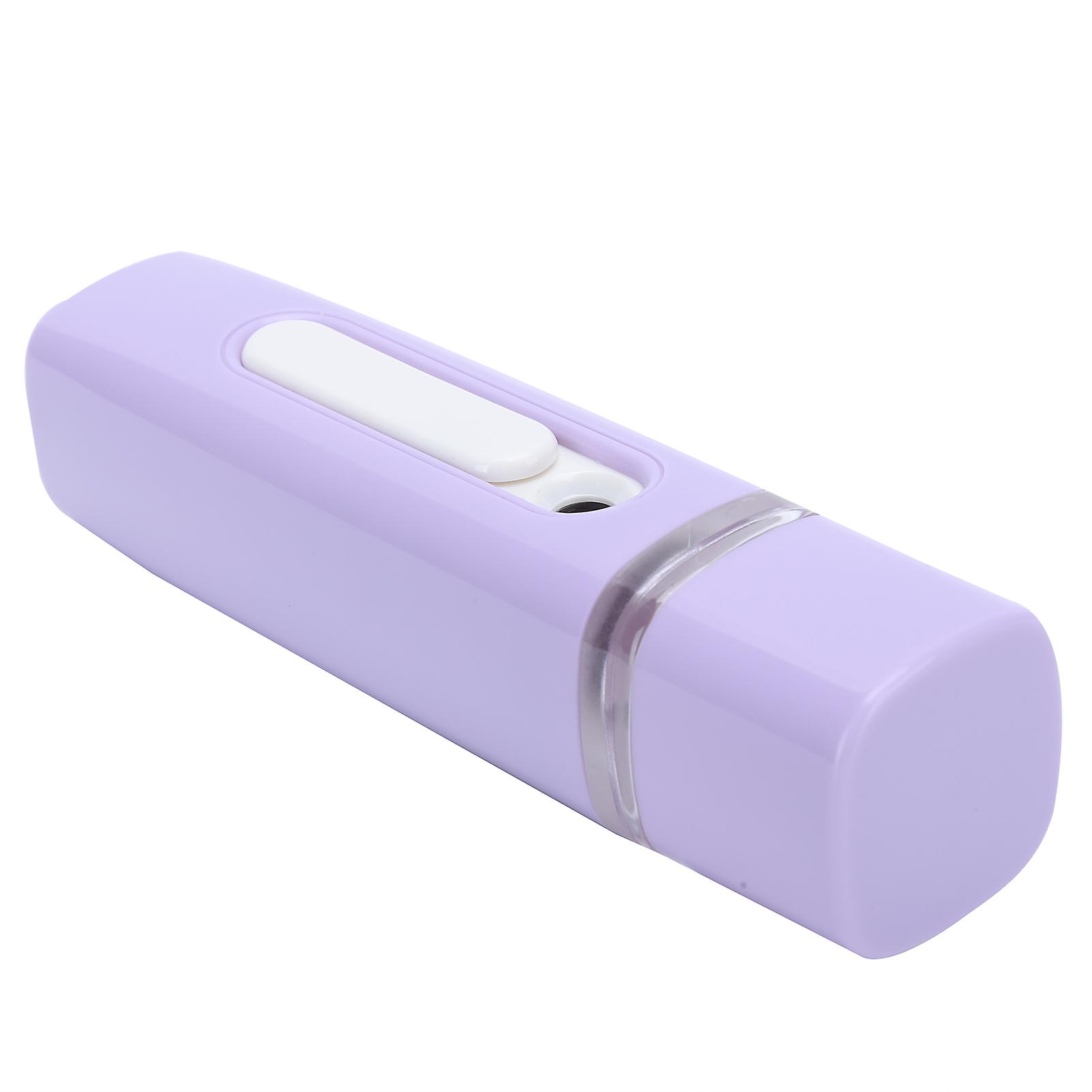 Usb Nano Mist Sprayer Air Humidifier Portable Handheld Moisturizing Face Sprayer 28mlpurple