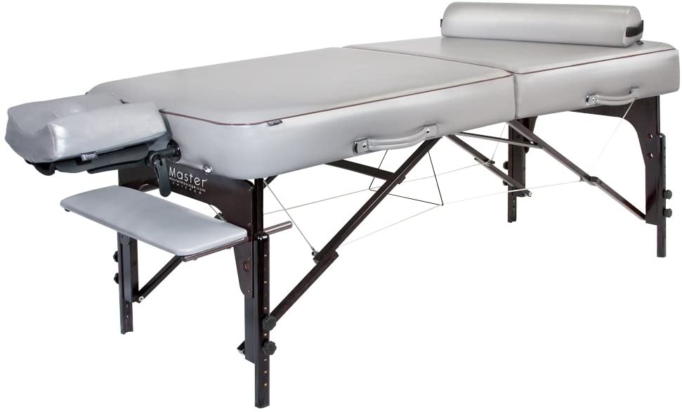 30′′ Montour Lx Massage Table Package with 3′′ Memory Foam,Dove Grey