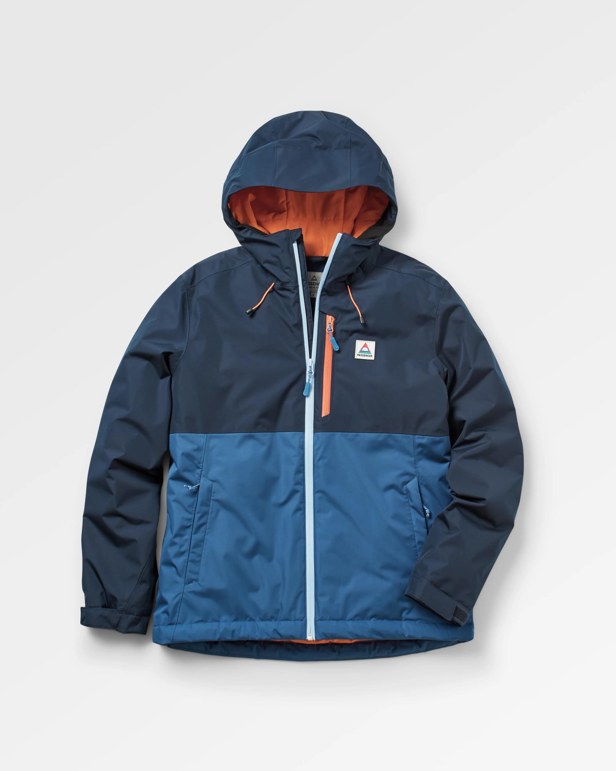 Terrain Insulated Water Resistant Jacket - Dark Denim/ Deep Navy