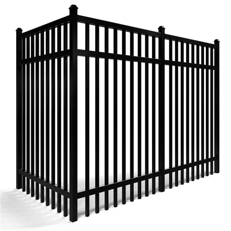 Factory Supply Powder Coated  Flat Top Aluminum Pool Fence