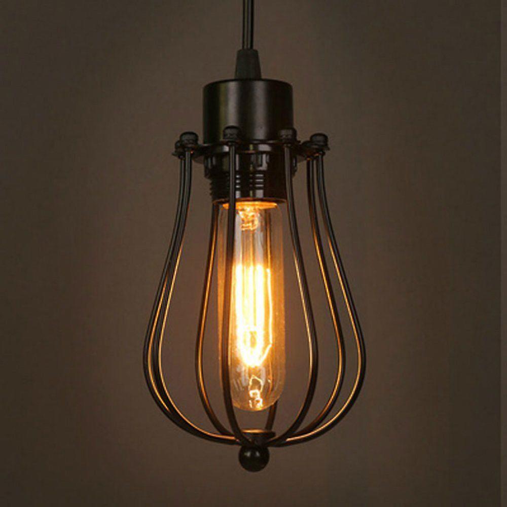 Ceiling balloon cage metal light lampshade~1380