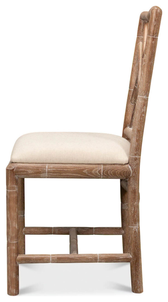 Regency Faux Bamboo Side Chair   Asian   Dining Chairs   by English Georgian America  Houzz