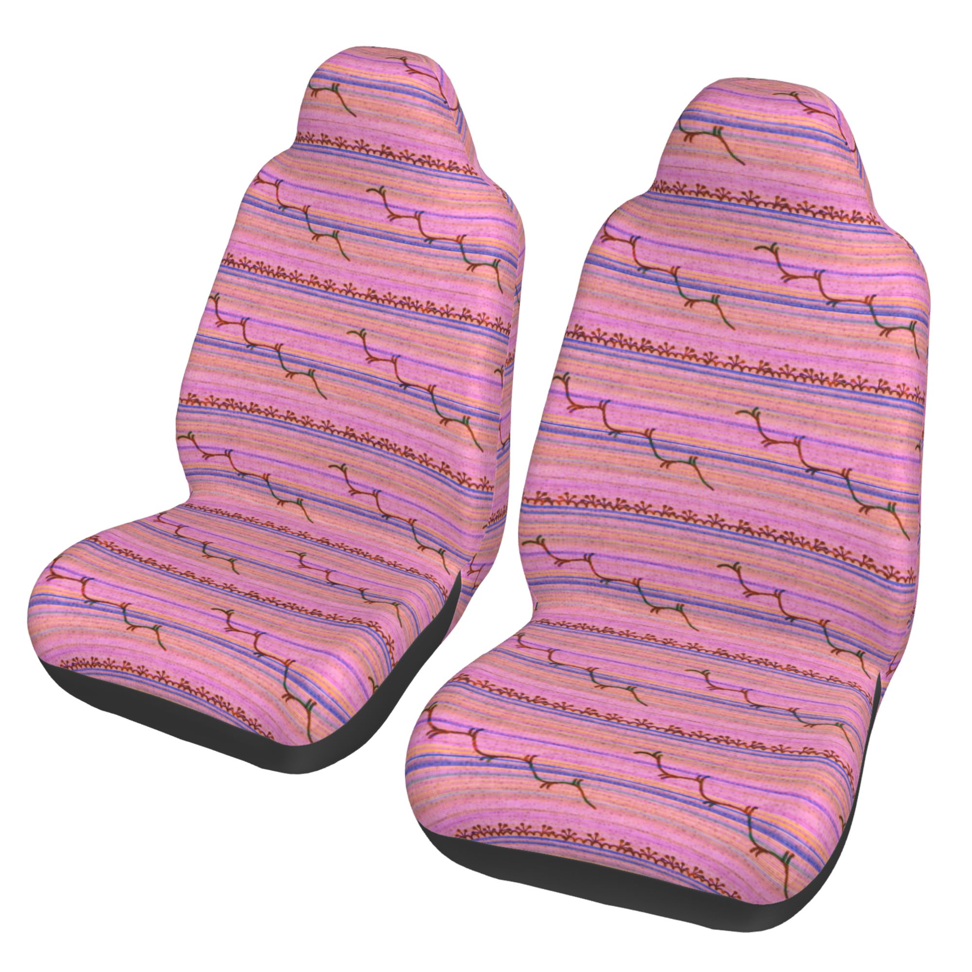 ZICANCN Car Seat Cover Pink Spring Car Front Seat Covers Protectors ， Automotive Seat Covers for Cars Trucks Suv