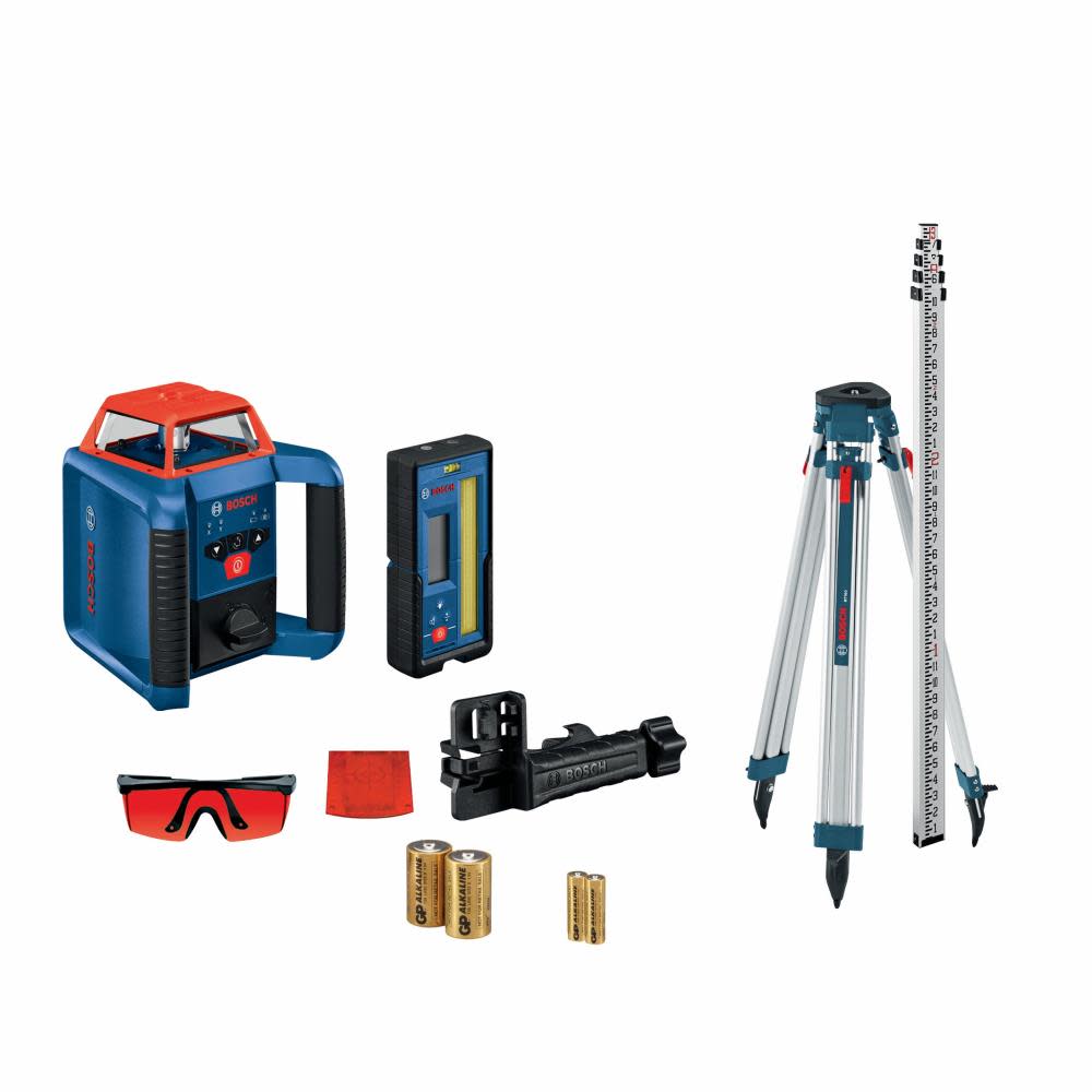 Bosch REVOLVE2000 Self-Leveling Horizontal Rotary Laser Kit GRL2000-40HK from Bosch