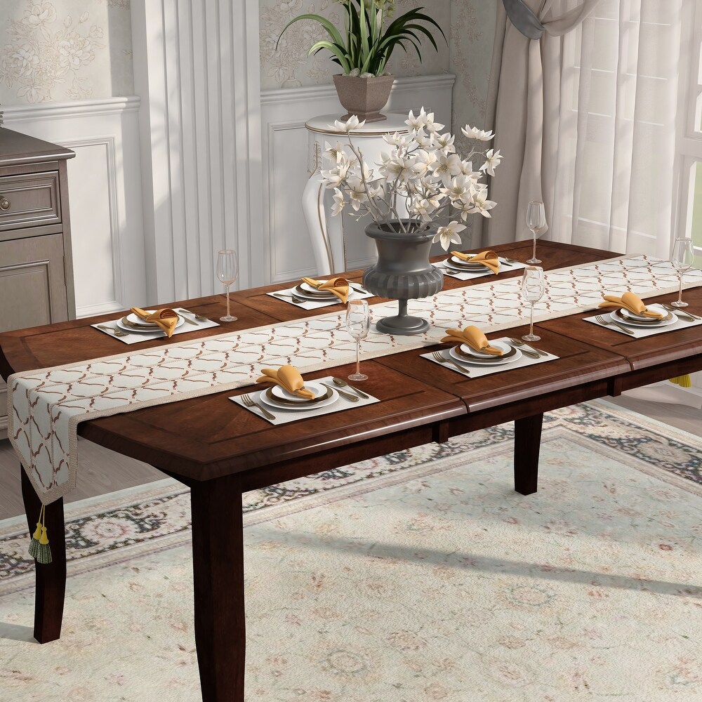 Furniture of America Zita Espresso 72 inch Wood Expandable Dining Table